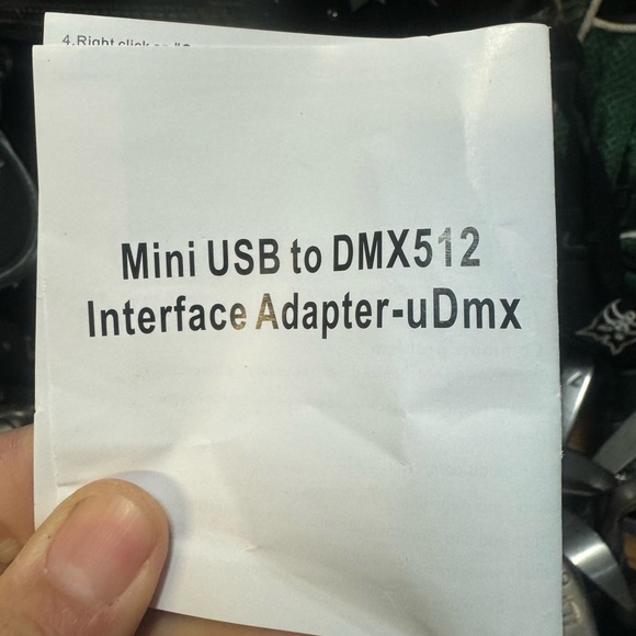 Dmx party lights controller for pc with XLR connection adapter 
New - Picture 5 of 6